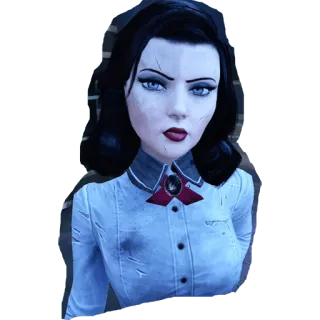 😏 Elizabeth Bioshock Infinite элизабет, bioshock, bioshock infinite, персонаж видеоигры telegram sticker