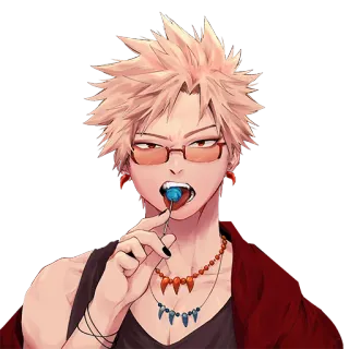 😏 Katsuki Bakugo My Hero Academia Anime, Manga, Lolly, Held, Bakugo telegram sticker