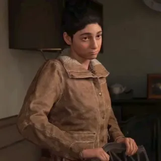 🪶 Dina The Last of Us Part II видеоигра, дина, last of us, персонаж, брюнетка telegram sticker