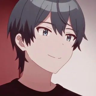 😊 Anime, Con trai, Chân dung, Phim hoạt hình, Nụ cười, Hoạt hình telegram sticker