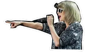 🎤 Taylor Swift Taylor Swift, chanteuse, pop star, musique, performance telegram sticker