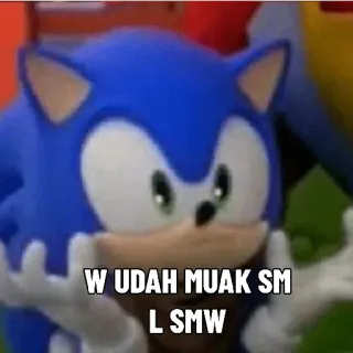 🙁 Sonic W UDAH MUAK SM
L SMW Sonic, Videojuego, Dibujos animados, Meme, Divertido, Entretenimiento telegram sticker