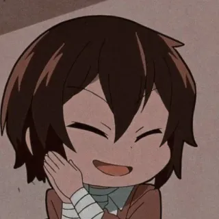 😂 anime, chibi, cute, cartoon, smiling, cheerful telegram sticker