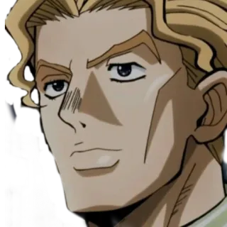 😌 Yoshikage Kira JoJo's Bizarre Adventure Anime, Mangá, JoJo's Bizarre Adventure, Yoshikage Kira, Kira, Vilão, Personagem whatsapp sticker