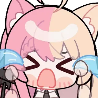 😭 Milkie Virtual YouTuber telegram sticker