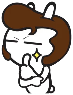 👍 Dibujo animado, Personaje, Pulgar arriba, Aprobación, Positivo whatsapp sticker