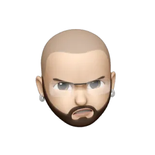 💥 Emoji, Gesicht, Wütend, Avatar, Profil whatsapp sticker
