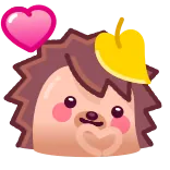 Ёжик @kelyeBan telegram emojis 😘