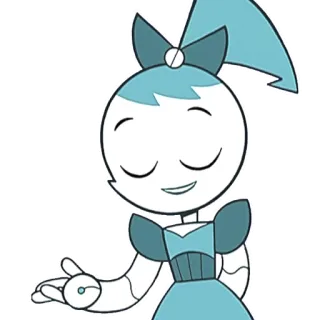 👩‍🎤 Jenny Wakeman My Life as a Teenage Robot dessin animé, robot, animé, personnage, ado telegram sticker