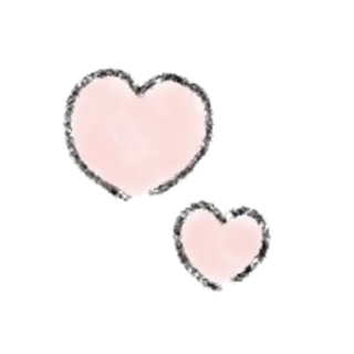 🧃 心, 爱, 可爱, 粉色, 符号, 情人节, 喜爱 whatsapp sticker