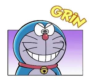 Doraemon Animated Onomatopoeia telegram stickers