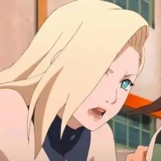 🌟 Ino Yamanaka Naruto anime, female, blonde, ninja telegram sticker