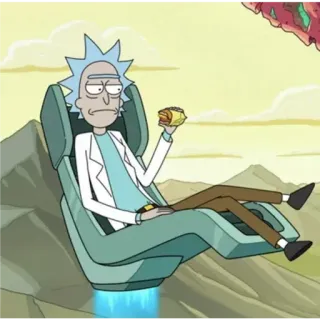 😕 Rick Sanchez Rick and Morty rick and morty, phim hoạt hình, nhà khoa học, rick sanchez, adult swim, hoạt hình, khoa học viễn tưởng telegram sticker
