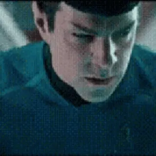 😡 Spock Star Trek สป็อค, สตาร์ เทรค, วิทยาศาสตร์, คุณสป็อค, วัลแคน, USS Enterprise telegram sticker