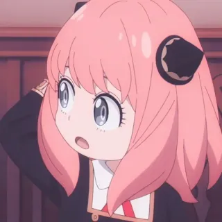 😮 Anya Forger Spy × Family Anya Forger, Anime, Lucu, Spy × Family telegram sticker
