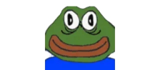 👁 Pepe the frog pepe, rana, meme, internet, cartone animato telegram sticker