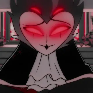 🦉 Stolas Helluva Boss burung hantu, iblis, pangeran, kartun, Helluva Boss, anime telegram sticker