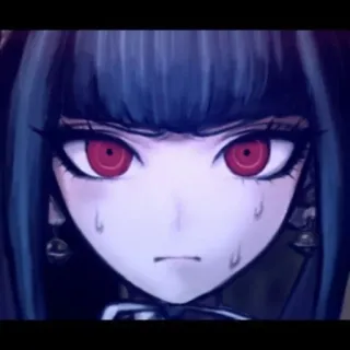 🃏 Celestia Ludenberg Danganronpa Anime, Celestia Ludenberg, Danganronpa, Bravo, Triste telegram sticker