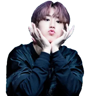 😚 persona, K-pop, ídolo, lindo, retrato whatsapp sticker