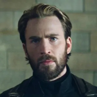 😐 Captain America Capitán América, Marvel, Chris Evans, Superhéroe, Vengador, Steve Rogers telegram sticker