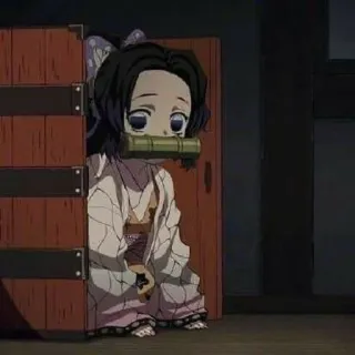 🤪 Nezuko Kamado Demon Slayer nezuko, demon slayer, anime, fofo, mangá, desenho animado, fanart telegram sticker
