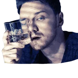 J.Mcavoy Drinking @ItsMasterMind telegram stickers