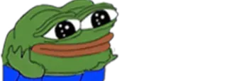 ☘ Pepe the Frog Meme, Sapo, Triste, Internet, Pepe telegram sticker