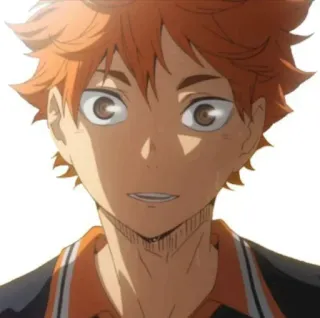 🌌 Hinata Shoyo Haikyuu!! anime, hinata, haikyuu, volleyball, shonen telegram sticker