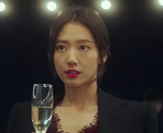 🥂 Park Shin-hye actress, korean, woman, portrait, celebrity telegram sticker