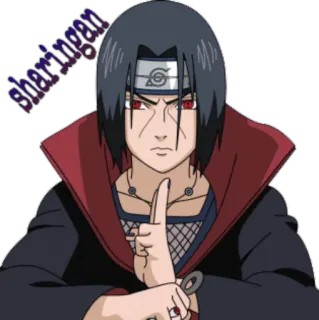 😡 Itachi Uchiha Naruto 动漫, 忍者, 宇智波, 鼬, 漫画, 火影忍者 telegram sticker
