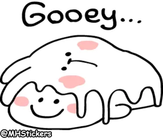 @MHStickers Spoiled Rabbit Onomatopee whatsapp stickers