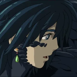 ⚜ Howl Howl's Moving Castle Anime, El castillo ambulante, Studio Ghibli, Personaje telegram sticker