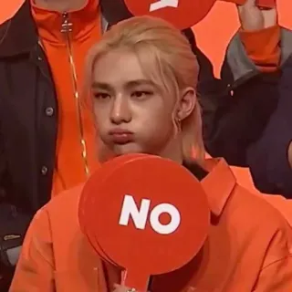 👎 NO Nein, Ablehnung, Protest, Widerspruch, Verweigerung whatsapp sticker