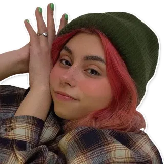 😏 woman, girl, portrait, selfie, teen, cute telegram sticker