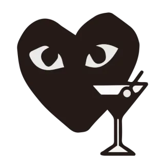 Comme des Garçons whatsapp stickers