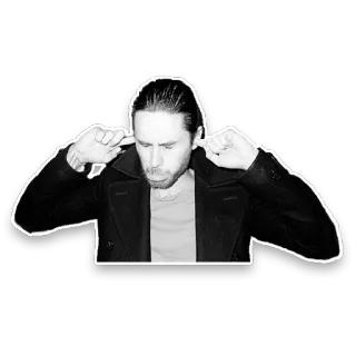 🙉 man, ears, plugging ears, listening, noise telegram sticker