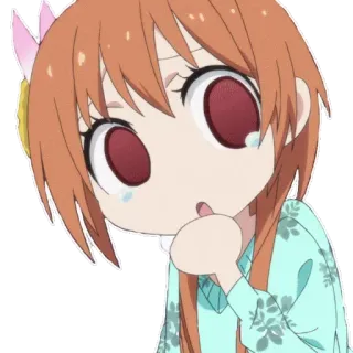 😯 Anime, Mädchen, Weinend, Süß, Manga, Traurig whatsapp sticker