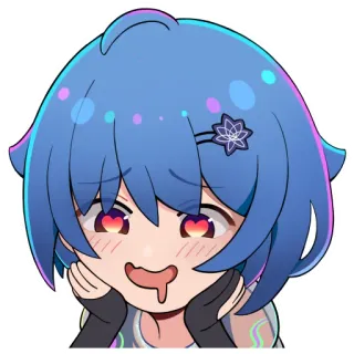 😻 Anime, Chibi, Lindo, Kawaii, Manga, Chica whatsapp sticker