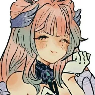 💗 Sangonomiya Kokomi Genshin Impact Anime, Genshin Impact, Sangonomiya Kokomi, Videospiel, Charakter, Süß, Mädchen, Pinke Haare telegram sticker