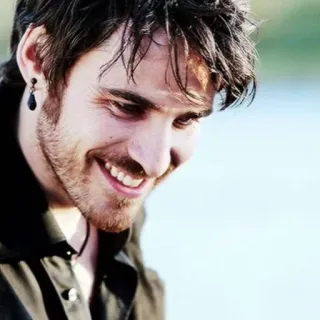 😈 Captain Hook Once Upon a Time serie tv, Capitán Garfio, Once Upon a Time, personaje, pirata, sonrisa whatsapp sticker