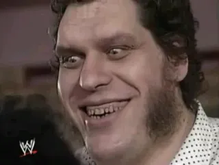 😏 Andre the Giant wrestler, giant, wrestling, athlete, sport telegram sticker