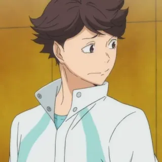 💗 Oikawa Haikyuu!! Anime, Haikyuu, Oikawa, Alzatore, Pallavolo telegram sticker