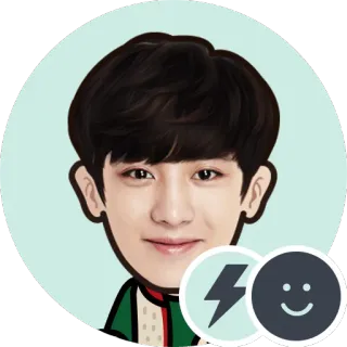 ☺️ persona, retrato, dibujo animado, cara telegram sticker