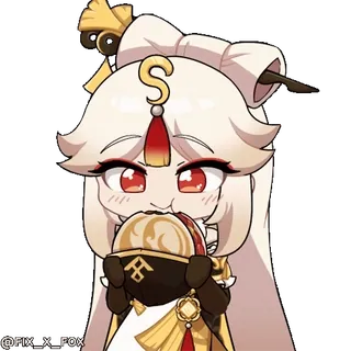 😋 Ningguang Genshin Impact whatsapp sticker