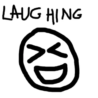 😆 LAUGHING Emoji, Lachen, Lächeln, Glücklich, Spaß telegram sticker