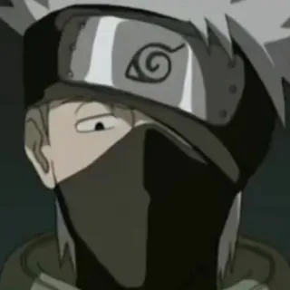 ⚡️ Kakashi Naruto anime, naruto, kakashi, ninja, manga, character telegram sticker