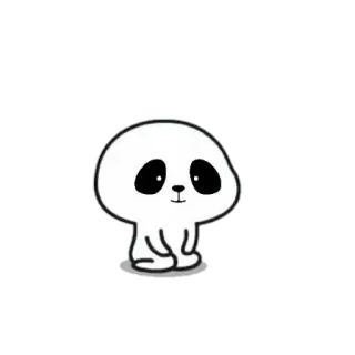💘 panda, cute, animal, cartoon, sticker telegram sticker