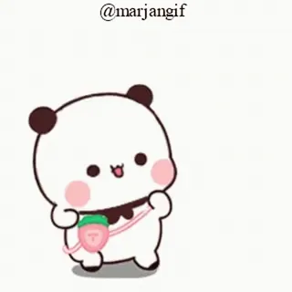 😠 tier, panda, kawaii, süß whatsapp sticker