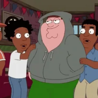 😐 Peter Griffin Family Guy Dessin animé, Comédie, Série TV, Animation, Griffin whatsapp sticker