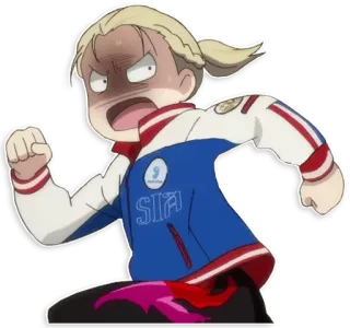 🏃 Anime, Pegatina, Patinaje artístico, Dibujos animados telegram sticker